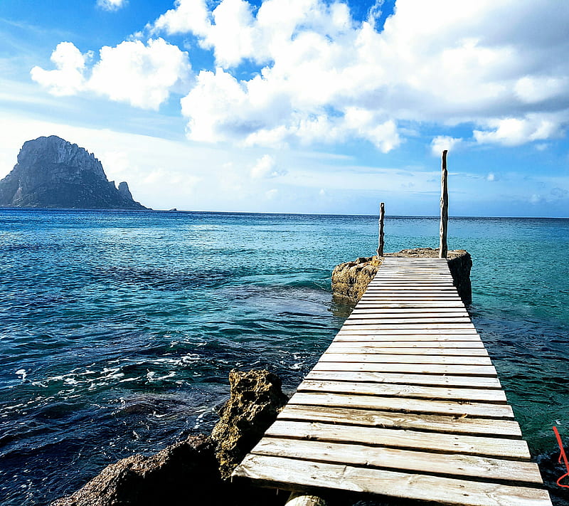 Ibiza, sea, nature, landscape, HD wallpaper