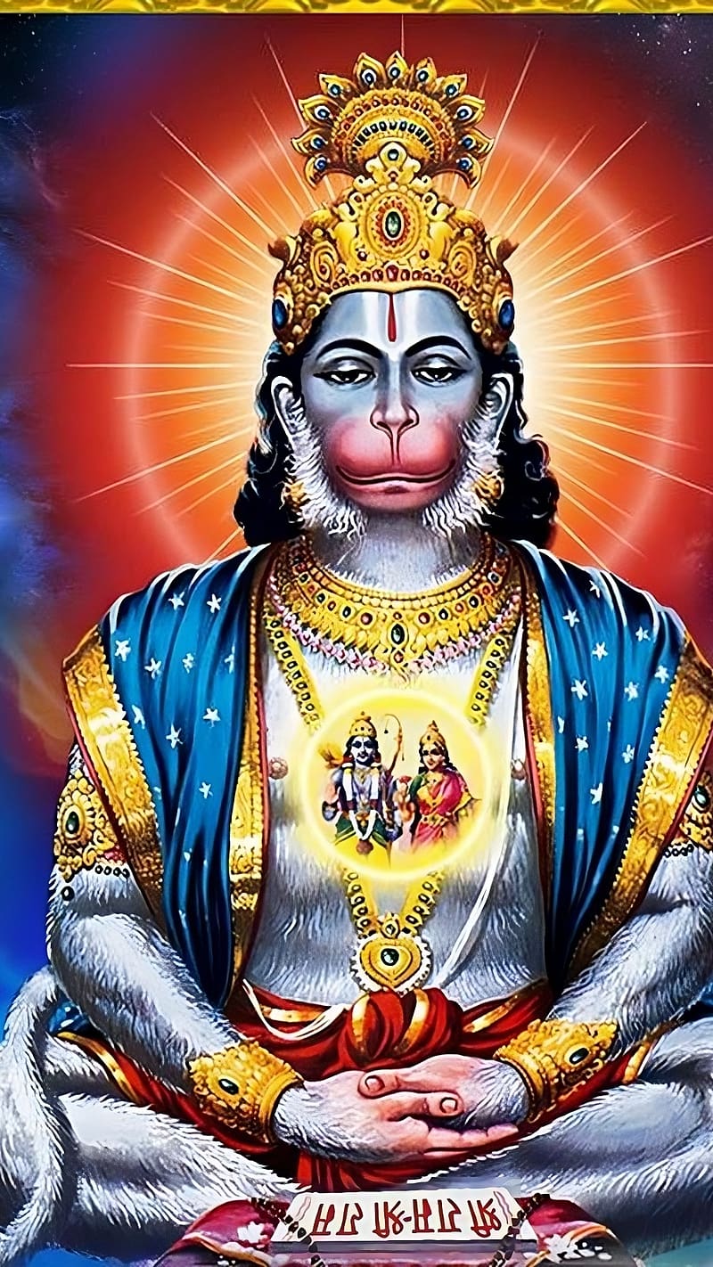 Best Hanuman Ji, galaxy, lord, god, HD phone wallpaper | Peakpx