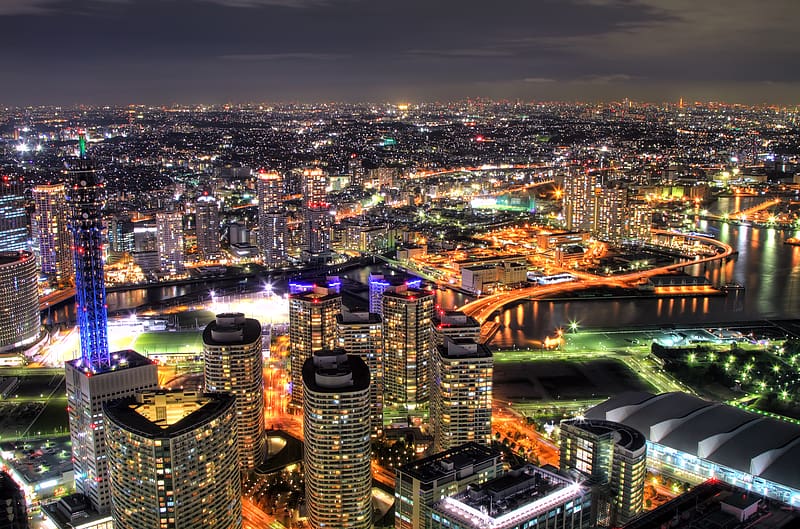 Cities, Japan, Yokohama, , Kanagawa Prefecture, HD wallpaper