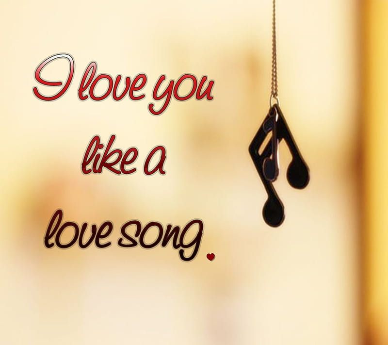 Love Song, feelings, in love, love, new, nice, romantic, saying, song, HD wallpaper