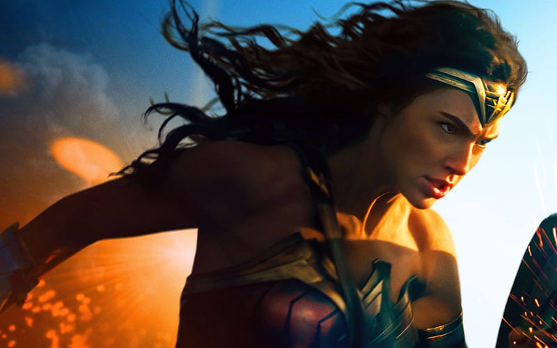 Wonder Woman, 2017, actress, Gal Gadot, HD wallpaper