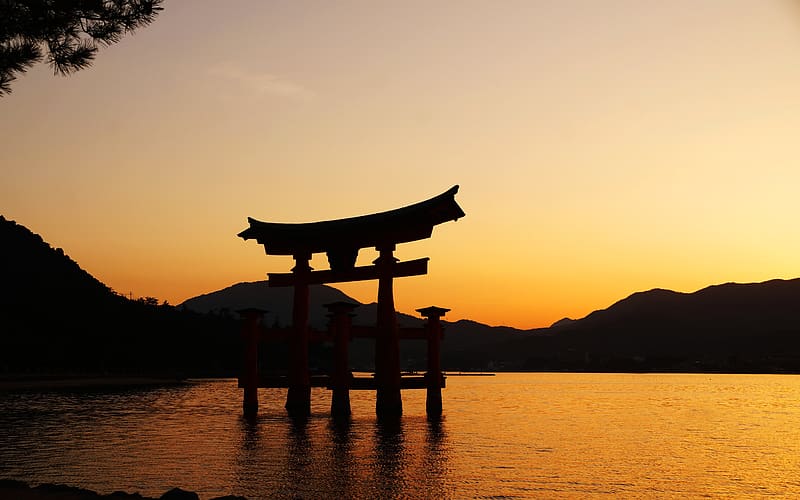 Itsukushima Miyajima Hiroshima Japan Bing, HD wallpaper