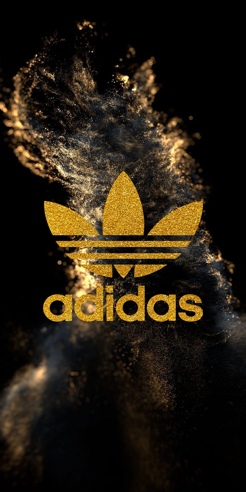 Adidas Gold, original, logo, dust, black, samsung, york, call, HD phone | Peakpx