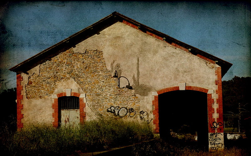 Spain Girona-R Spanish urban landscape, HD wallpaper
