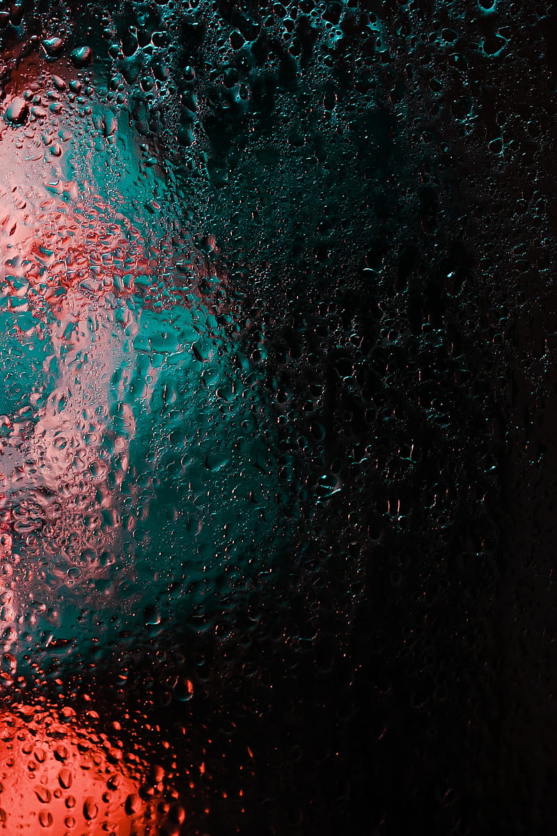 glass, drops, wet, transparent, macro, HD phone wallpaper