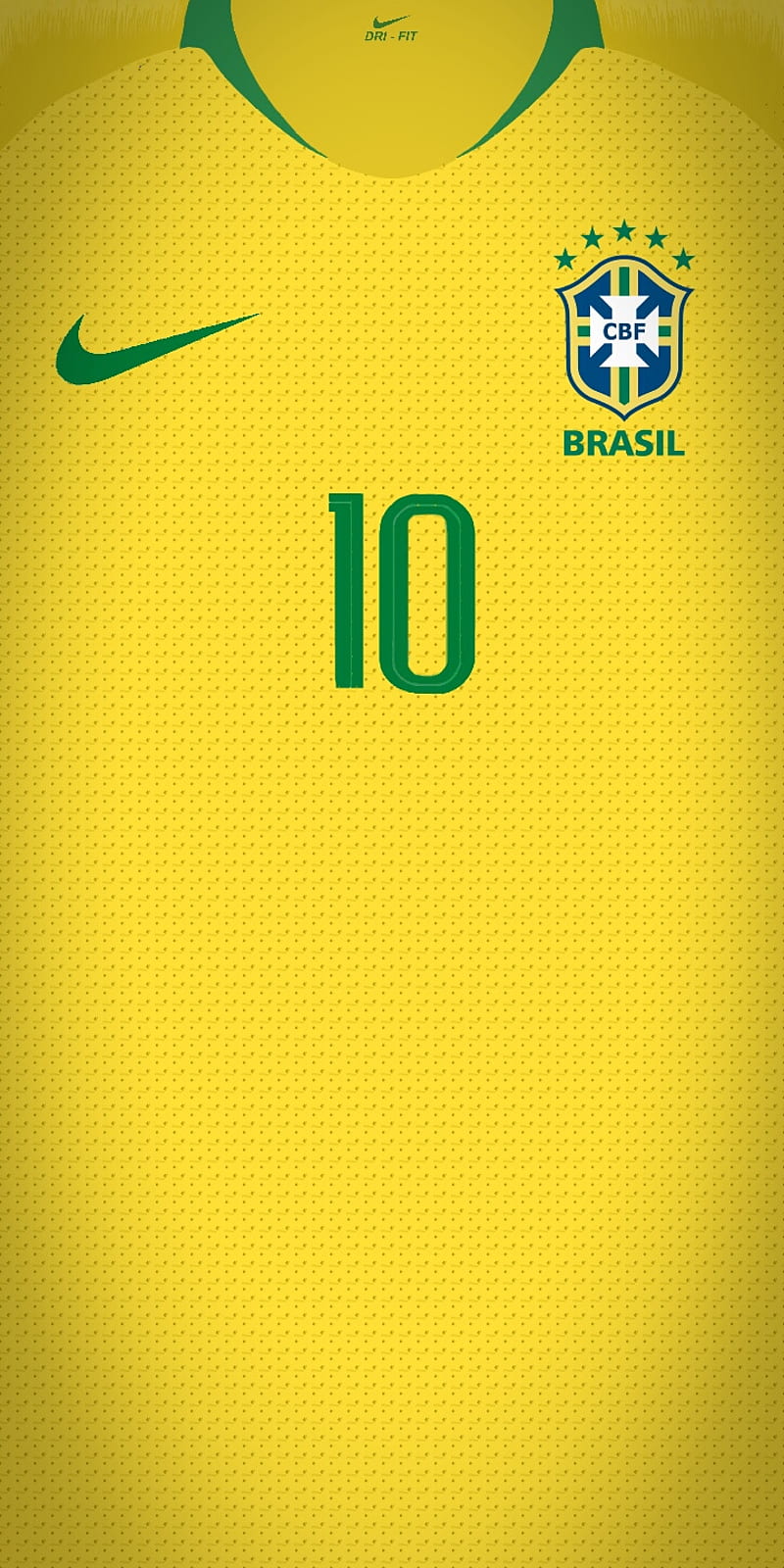 BRASIL Jersey, brazil, nike, neymar, logo, football, soccer, world cup, russia 2018, HD phone wallpaper