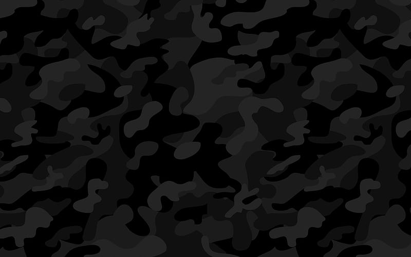 Dark Camouflage, 929, black, camo, gray minimal, tactical, urban, HD  wallpaper