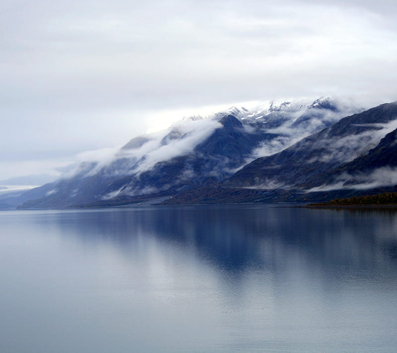 mountain, alaska, glacier bay, HD wallpaper