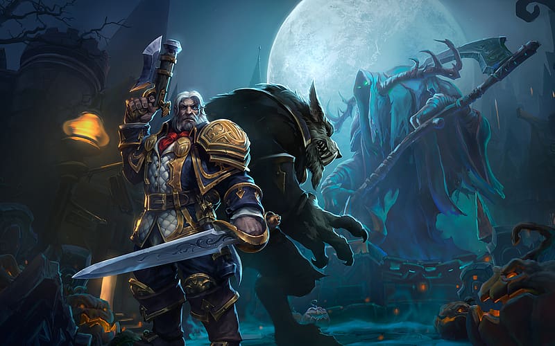 Video Game, Worgen (World Of Warcraft), Heroes Of The Storm, Blizzard Entertainment, Genn Greymane, HD wallpaper