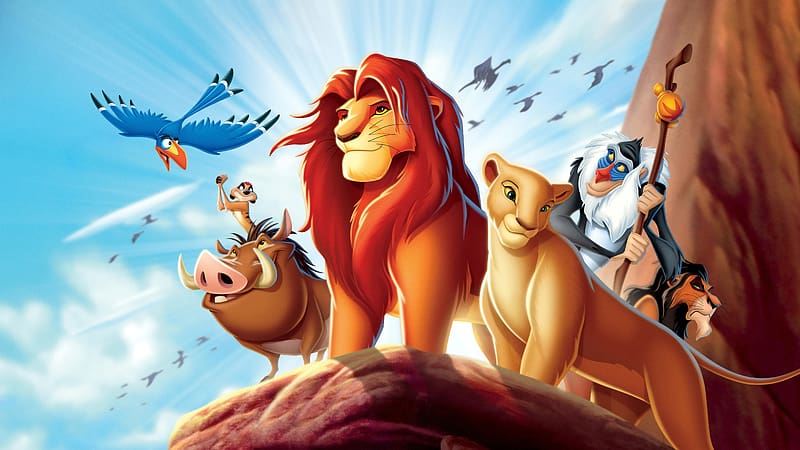 Movie, The Lion King, The Lion King (1994), Simba, Rafiki (The Lion King), HD wallpaper