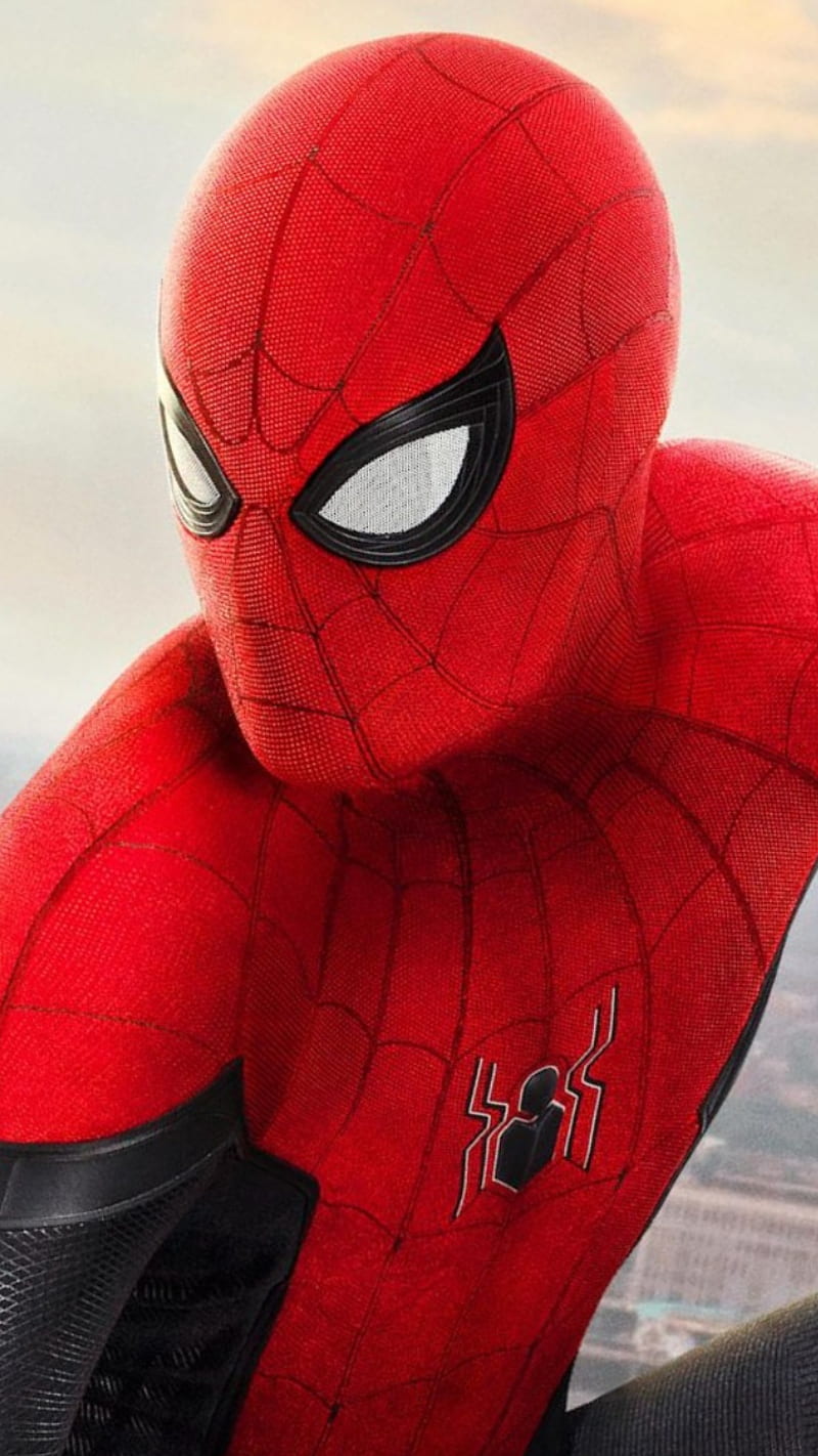 Spiderman, far from home, marvel, marvel cinematic universe, mcu, spiderman 2, spiderman ffh, spiderman , tom holland, HD phone wallpaper