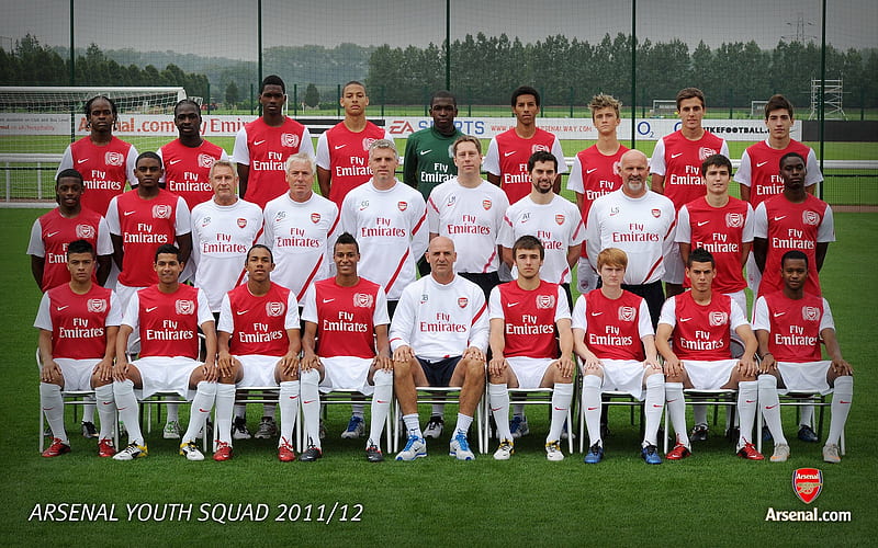 Arsenal Youth Squad 2011-12, HD wallpaper