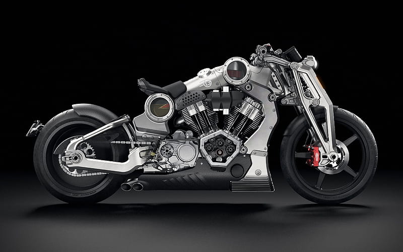 G2 P51 Combat Fighter, Confederate Motorcycles, Chopper, unique motorcycle, carbon, steel, HD wallpaper