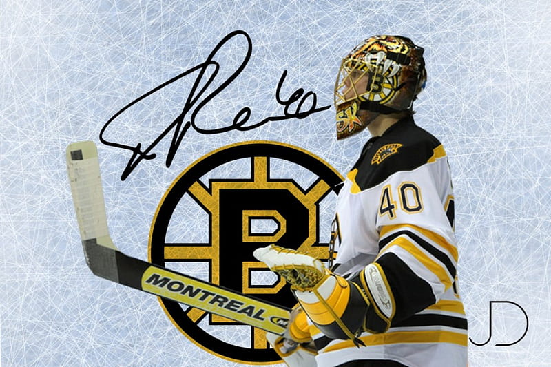 Tuukka Rask Boston Bruins signed 30x40 CANVAS Winter Classic