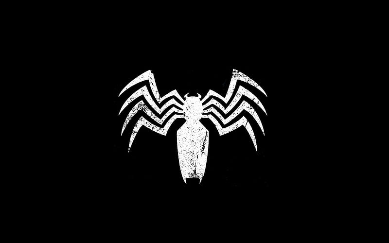 Spider Man, Logo, Venom, Comics, HD wallpaper