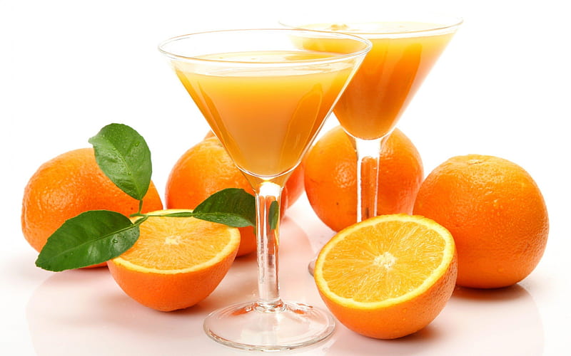 Fresh Orange Juice, delicious, food, orange, fruits, drinks, healthy, HD wallpaper