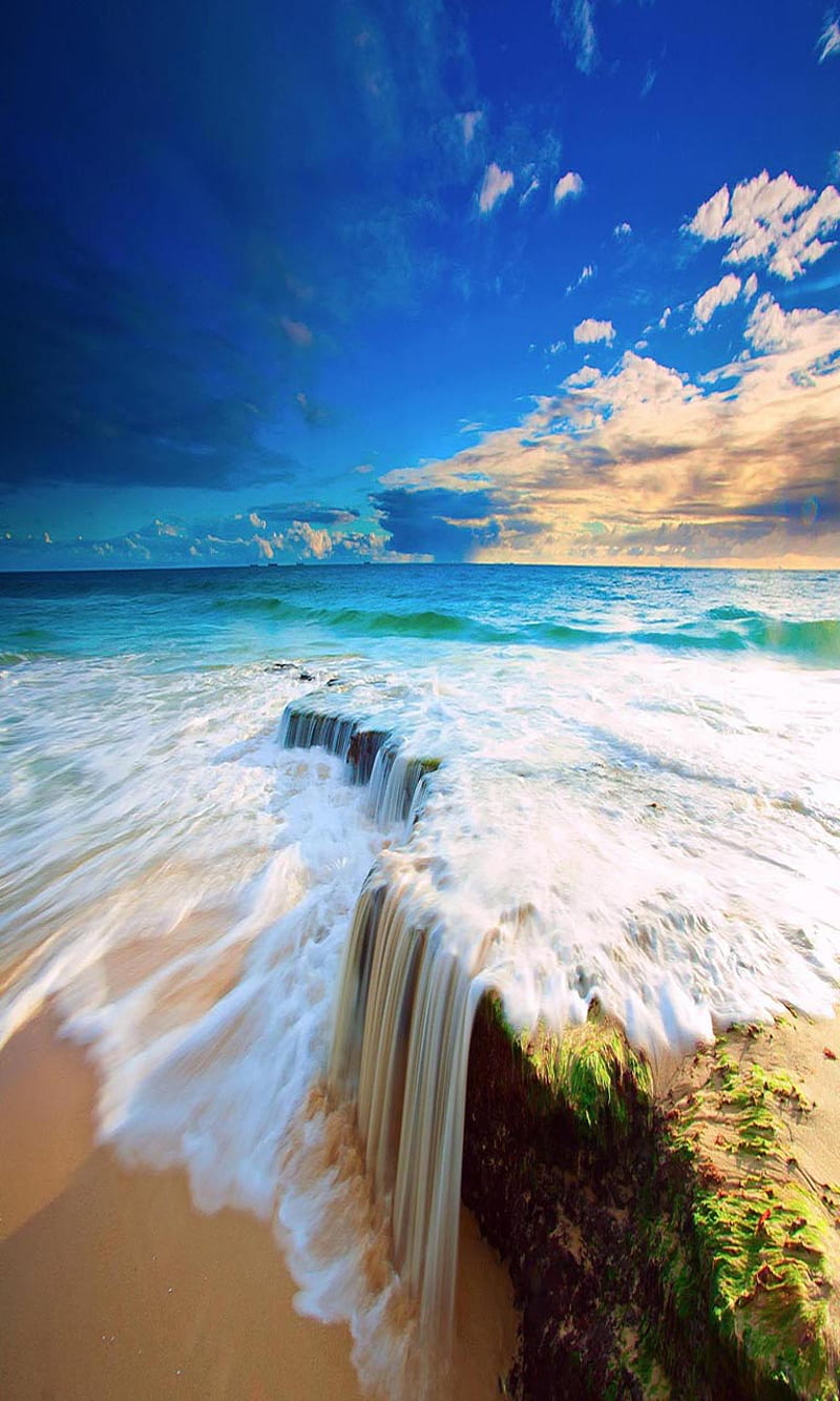 Sky clouds beach, bonito, cute, look, nice, HD phone wallpaper | Peakpx