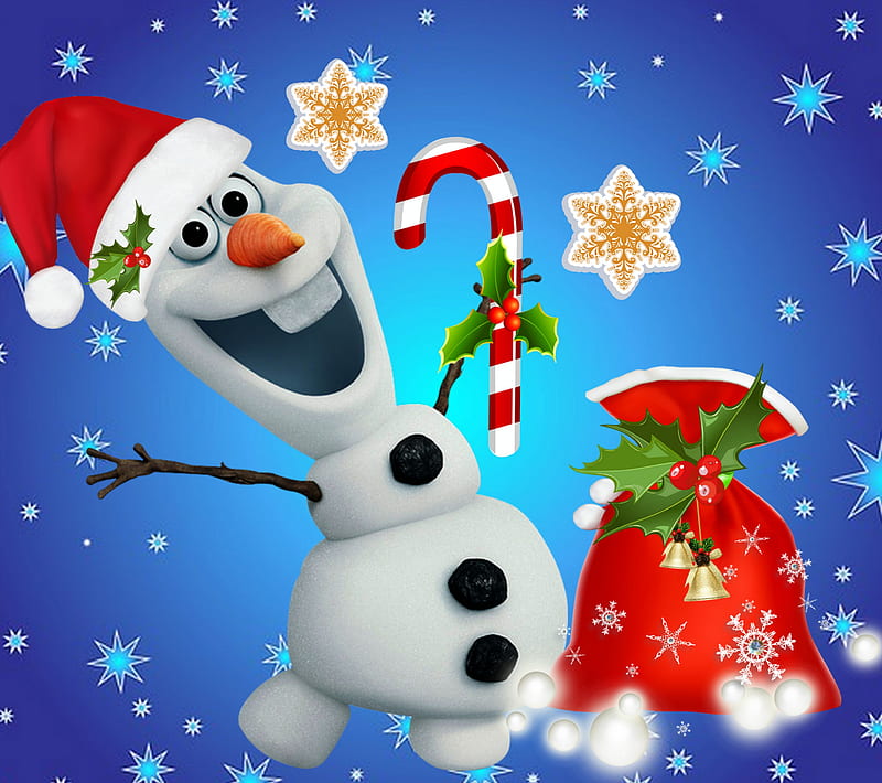 Navidad olaf, congelado, feliz navidad, santa, muñeco de nieve olaf, navidad,  Fondo de pantalla HD | Peakpx