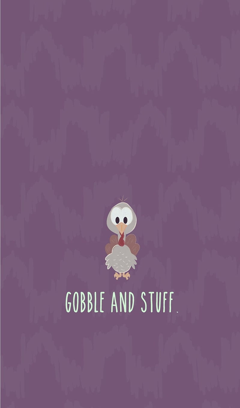 Turkey day, cute, thanksgiving, gobble, stuff, holiday, family, adorable, HD phone wallpaper