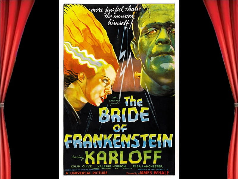 Bride Of Frankenstein02, Bride Of Frankenstein, posters, horror, classic movies, HD wallpaper