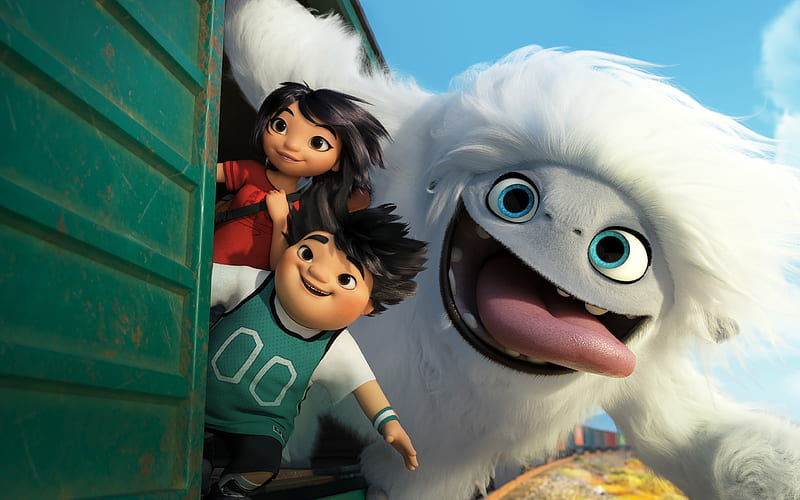 Abominable Yi, Peng, Everest, 2019 movie, poster, 3D-animation, fan art, 2019 Abominable, HD wallpaper