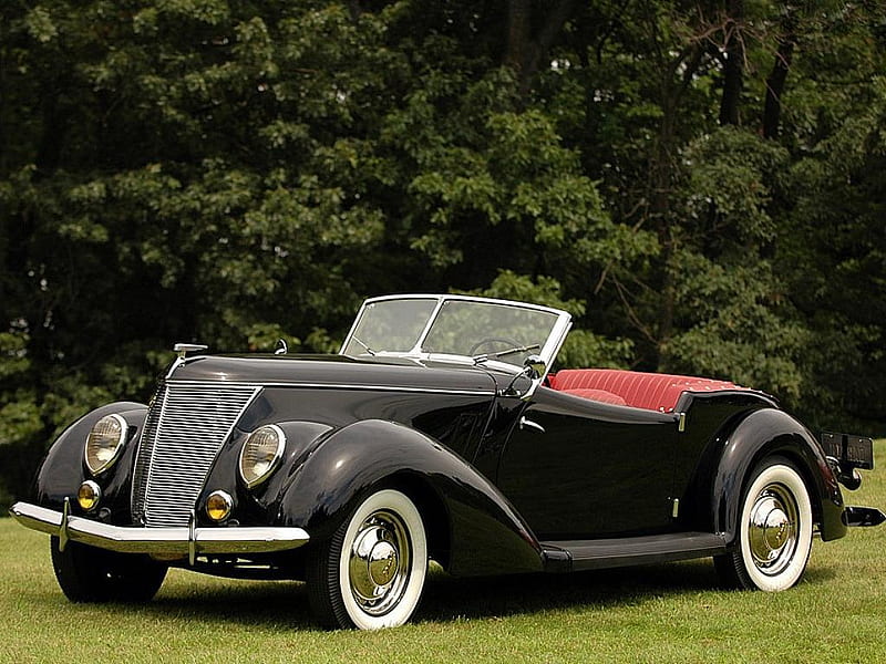 1937-Ford Model 78 Darrin Convertible, convertible, classic, ford, HD wallpaper