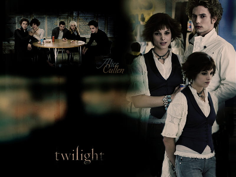 Alice Cullen-Twilight, eclipse, alice, twiligth, new moon, breaking dawn, porshe, jasper, cullen, HD wallpaper