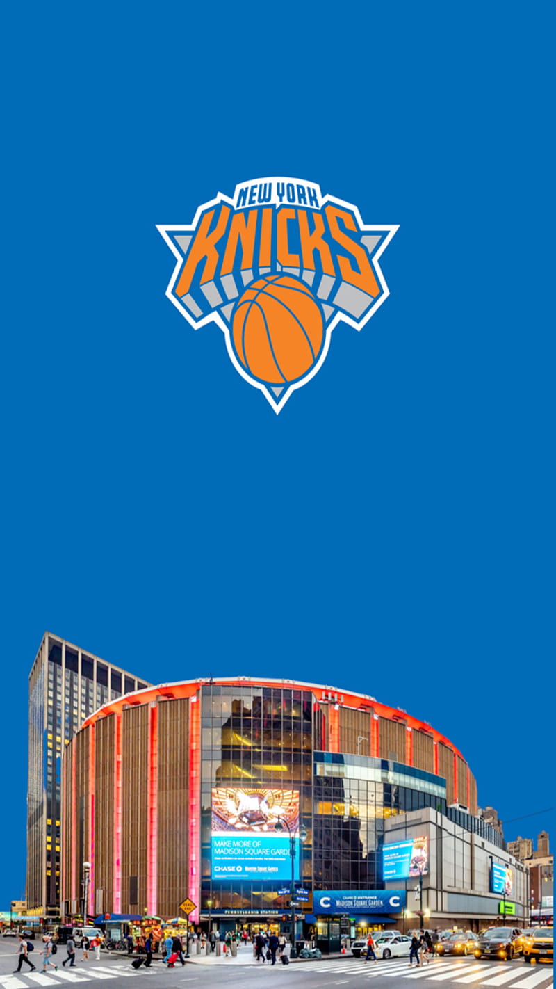 New York Knicks (NBA) iPhone X/XS/11/Android Lock Screen W…