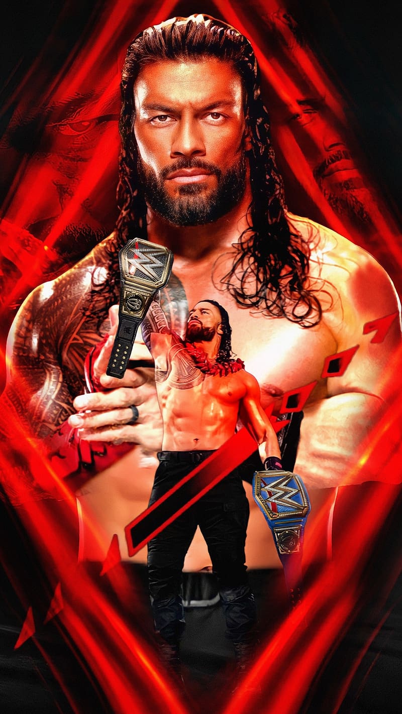 Wwe Reigns, Background, wrestler, the tribal chief, HD phone wallpaper | Peakpx