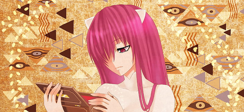 Lucy, aesthetic, manga, elfen lied, anime, HD phone wallpaper