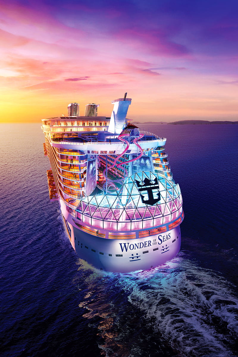 Wonder of the Seas. Biggest cruise ship, Cruise ship, Cruise ship, Oasis Of The Seas, HD phone wallpaper