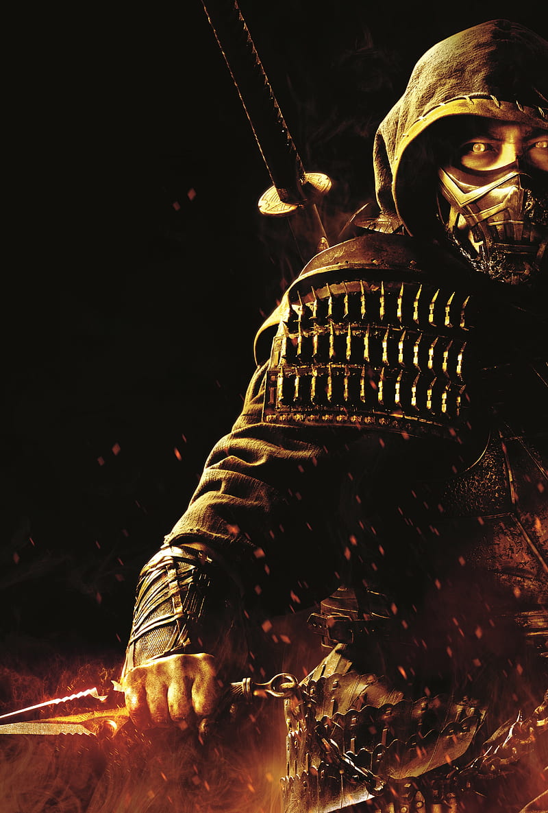 Hiroyuki Sanada as Scorpion Mortal Kombat, HD phone wallpaper