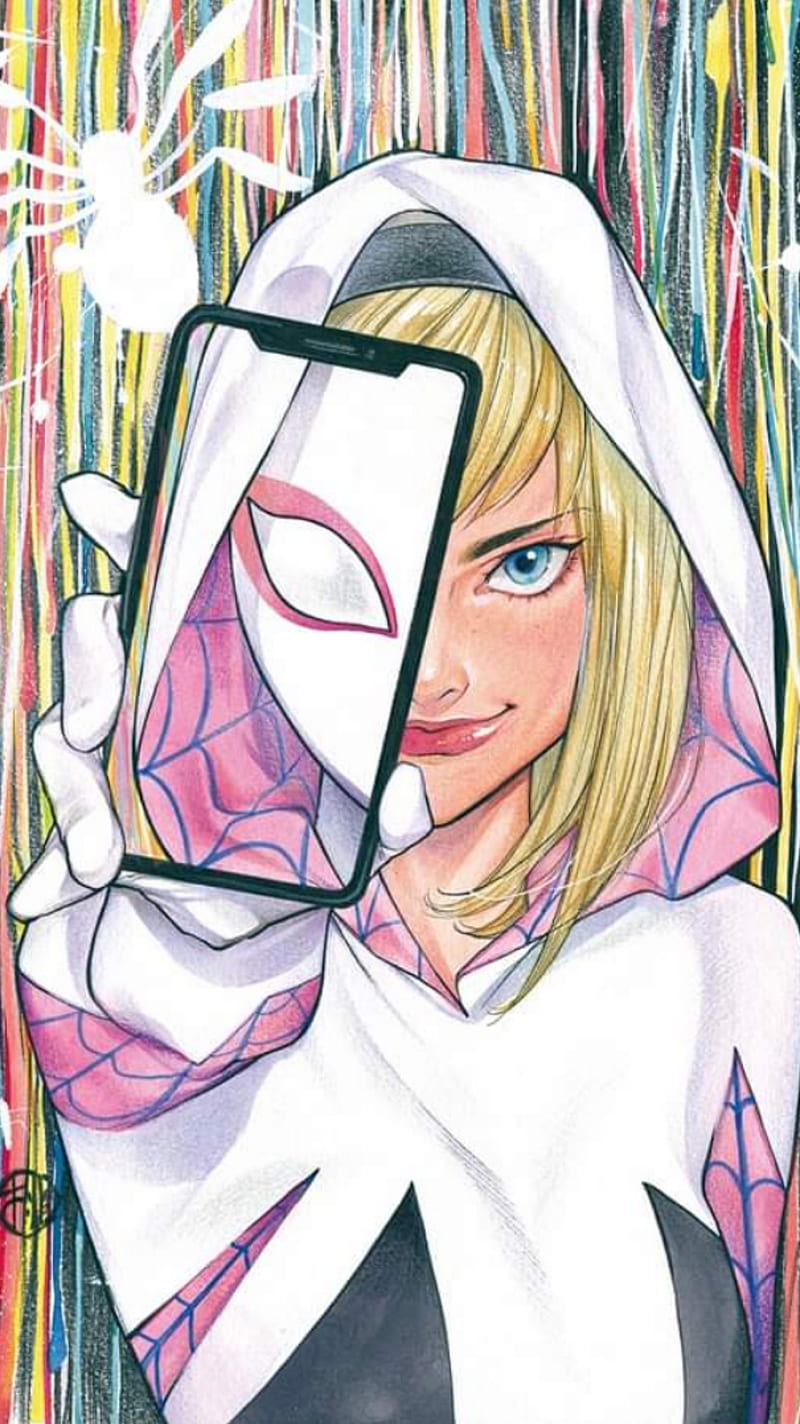 Gwen Stacy, spiderverse, peter parker, marvel, comic, spider-gwen, spiderman,  HD phone wallpaper | Peakpx