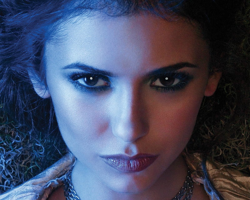 The Vampire Diaries (TV Series 2009–2017), fantasy, girl, the vampire diaries, actress, Nina Dobrev, tv series, face, HD wallpaper