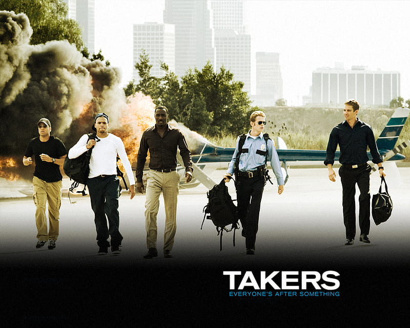 Takers, explosion, movie, actors, HD wallpaper