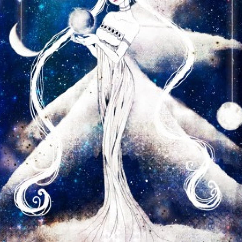Neo Queen Serenity, pretty, dress, bonito, moon, anime, sailor moon,  beauty, HD wallpaper | Peakpx