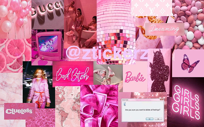 1920x1080px, 1080P free download | Pink Aesthetic Laptop Barbie, Barbie ...