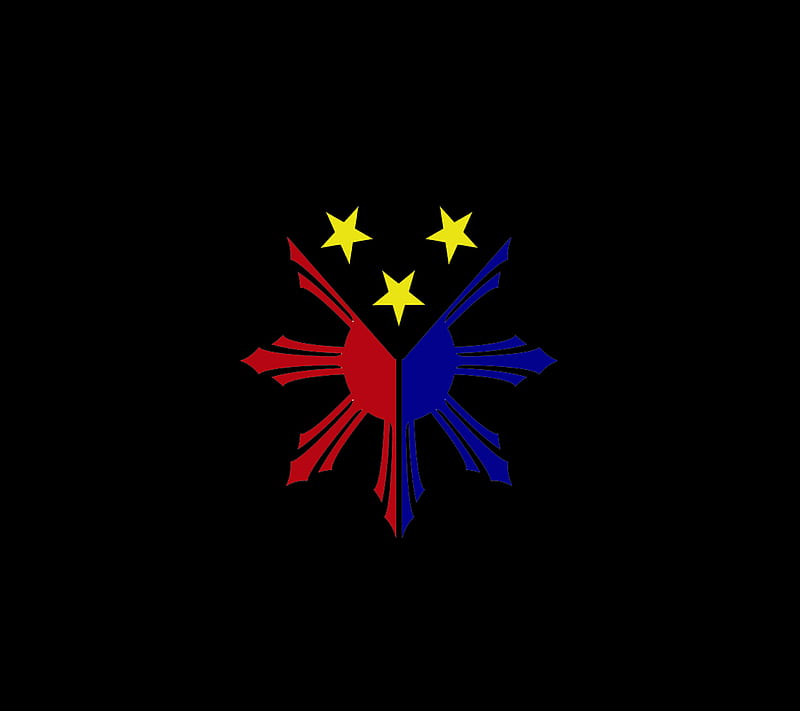 PHILIPPINES, blue, filipino, pinas, pinoy, puso, red, stars, yellow, HD wallpaper