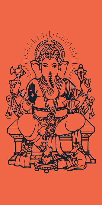 Image of Sketch Of Lord Vinayaka Or Ganesha Creative Outline Editable  Vector Illustration-GQ918777-Picxy