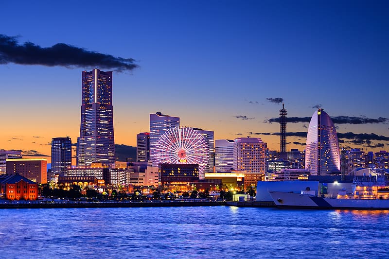 Cities, Japan, Cityscape, Yokohama, HD wallpaper