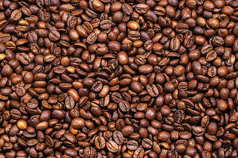 Coffee, beans, brown, cappuccino, cofee beans, latte, HD wallpaper