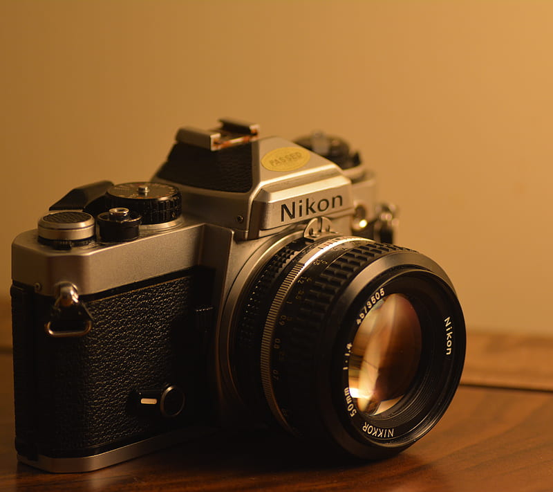 Nikon Classic, 50mm, camera, classic, lens, nikon graphy, still, vintage, HD wallpaper