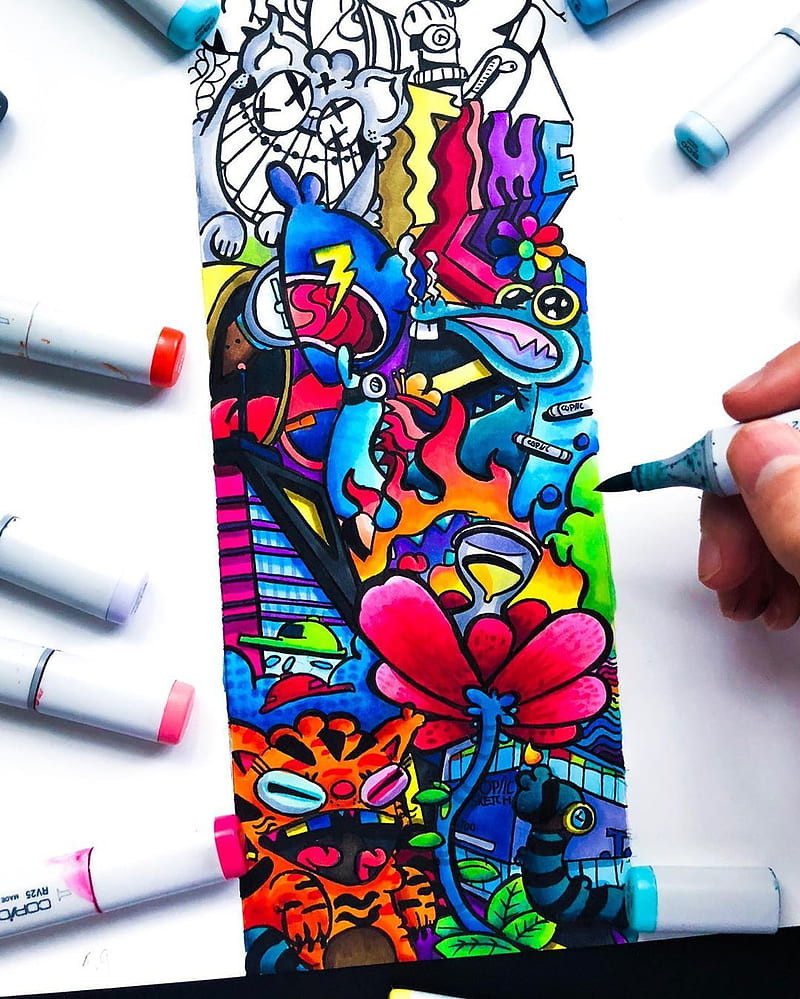 awesome doodle drawings