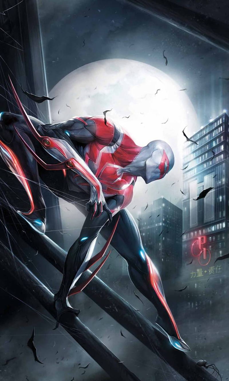 Spiderman 2099, marvel, marvel comics, marvel superheroes, spider man, spider  man 2099, HD phone wallpaper | Peakpx