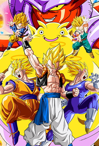 Dragon Ball GT Poster Vegeta Goku Fusion Gogeta SSJ4 12in x 18in