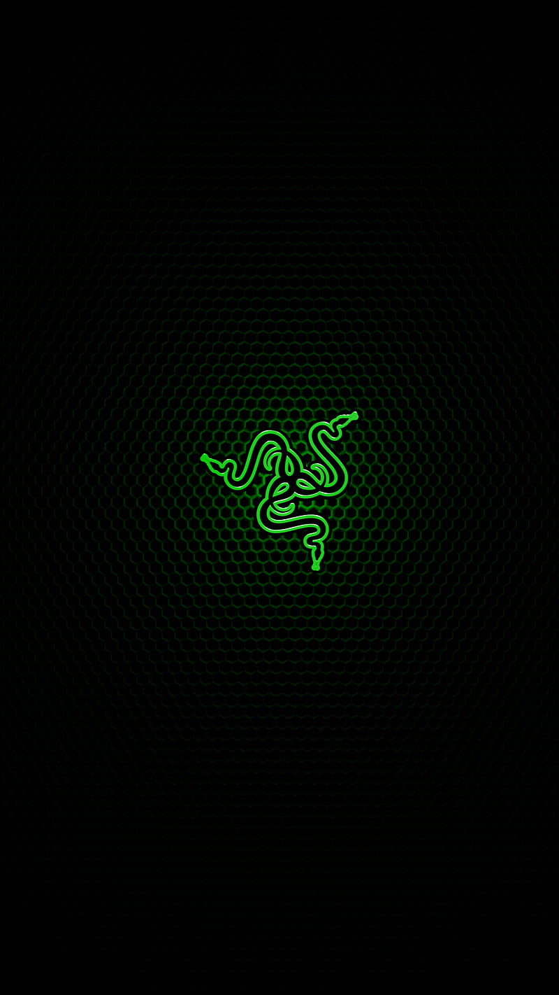Razer Logo, dark, eat, lifting, neon, sleep, weight, HD phone wallpaper