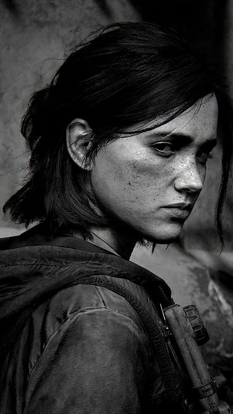 Download wallpaper 1920x1080 video game, bw, monochrome, the last of us 2,  guitar play, full hd, hdtv, fhd, 1080p wallpaper, 1920x1080 hd background,  16892