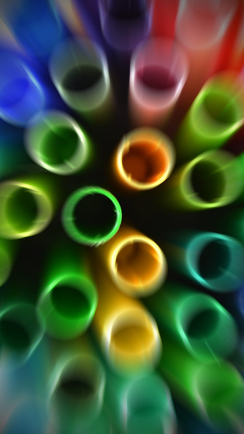 Tubules, abstract, background, blurry, colorful, hq, illusion, macro, pattern, HD phone wallpaper