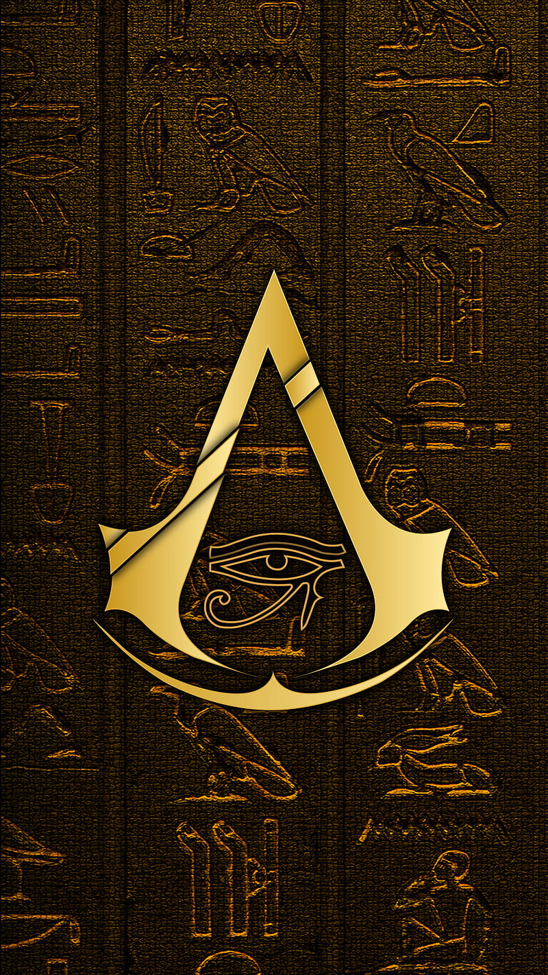 Assassins Creed, desenho, game, gaming, logo, HD phone wallpaper