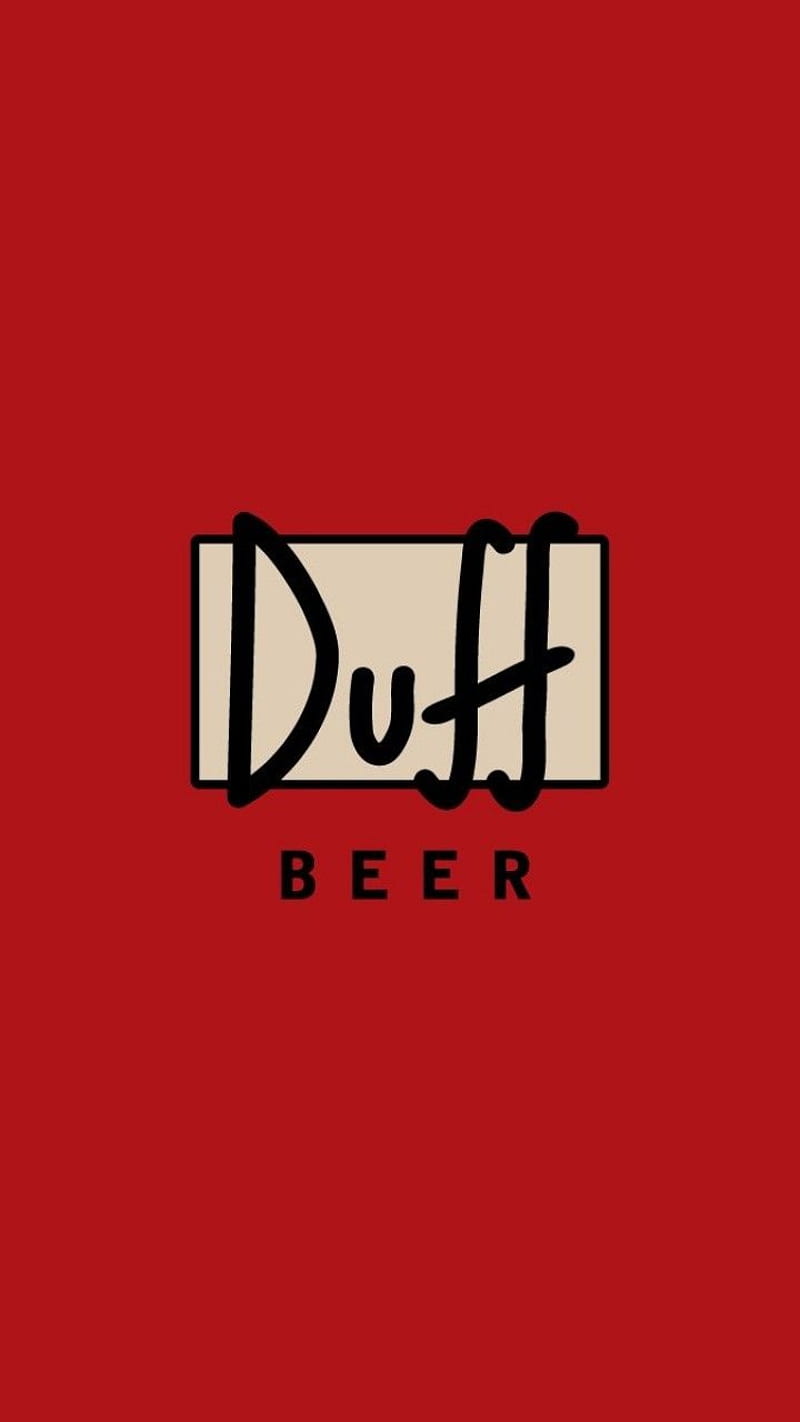Duff, beer, cerveija, simpsons, HD phone wallpaper